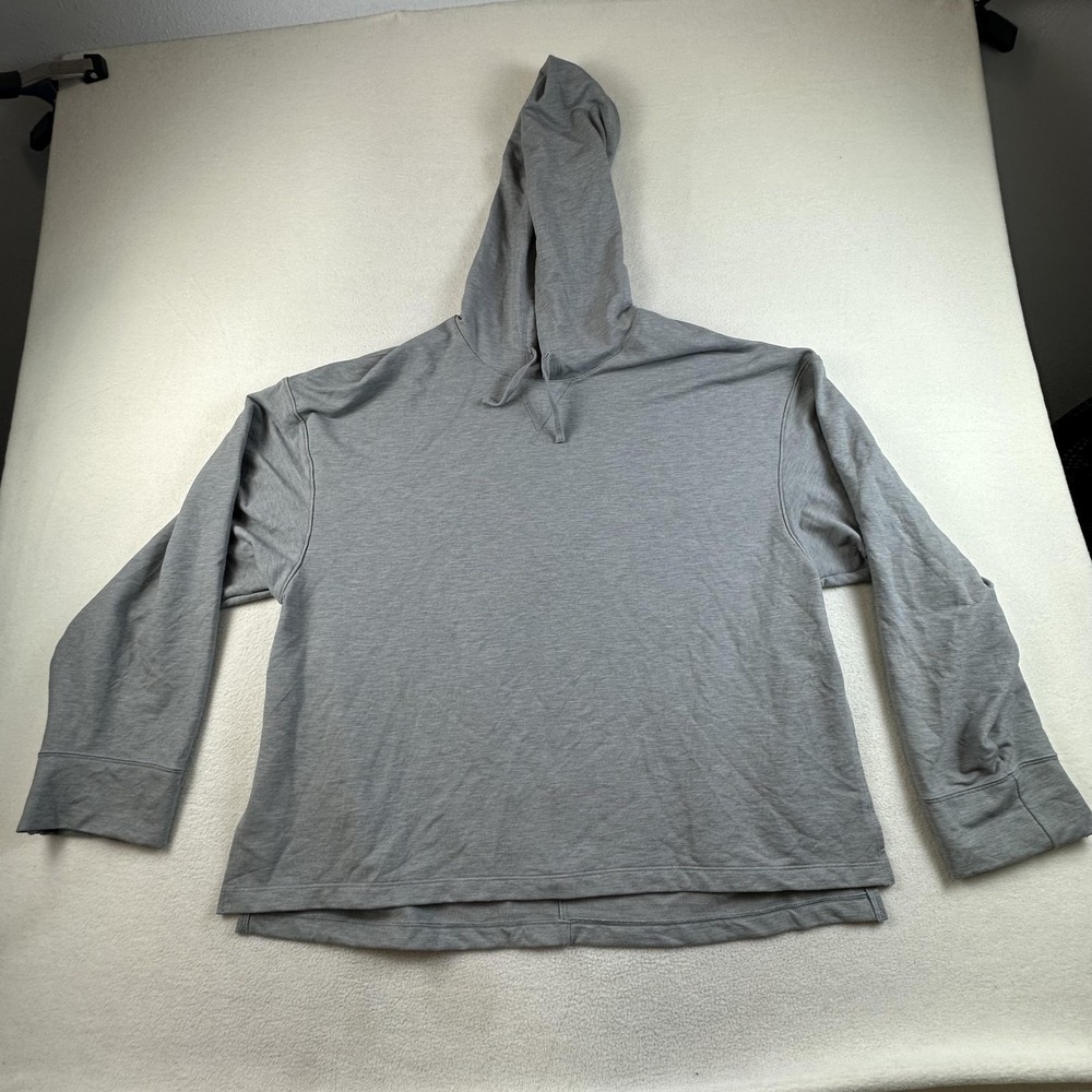Nike Yoga Dri-FIT Hoodie Womens Large Fleece Sweater Pullover Athletic DM7033